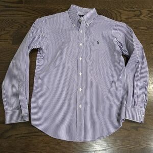 Ralph Lauren Men's Striped Button-Down Shirt Sz.M